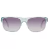 JUST CAVALLI Unisex saulesbrilles JC743S-5787B Zils rāmis Pelēkas gradienta lēcas 57mm