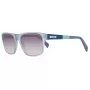 JUST CAVALLI Unisex saulesbrilles JC743S-5787B Zils rāmis Pelēkas gradienta lēcas 57mm