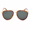 JUST CAVALLI Unisex saulesbrilles SJC029V5701GZ Melns rāmis Pelēki gradienta lēcas 57/17/140 mm