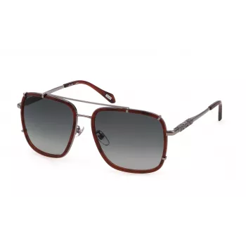 JUST CAVALLI Unisex saulesbrilles SJC030V5809JC Havana Acetāts Brūns gradients 58mm