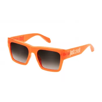 JUST CAVALLI Unisex saulesbrilles SJC038-5401KD Melnas Pelēks gradients 54mm