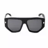 JUST CAVALLI Unisex Saulesbrilles SJC097V580700 Melns Acetāta Rāmis Pelēkas Polikarbonāta Lēcas 58/17/140 mm