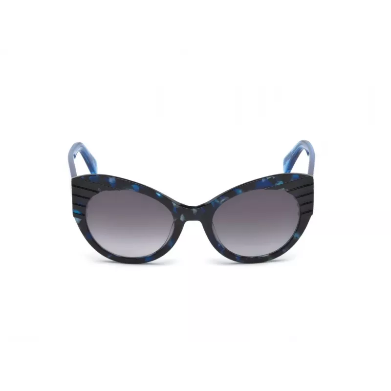 JUST CAVALLI WOMAN JC789S-55B Butterfly Sunglasses Havana Brown Gradient 55/21/140 mm