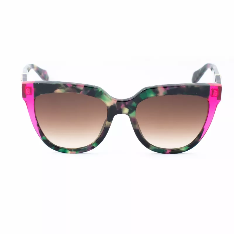 JUST CAVALLI Sieviešu kaķacs formas saulesbrilles SJC105V550GEZ Havana Brūns gradients 55/19/140 mm