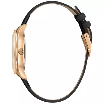 JUST CAVALLI Sieviešu JC1L210L0025 32mm Kvarca Analogais Pulkstenis - Sudraba Ciparnīca, Brūna Āda