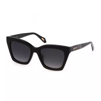 JUST CAVALLI Sieviešu saulesbrilles SJC024-52700Y Butterfly Acetāta rāmis UV400 52mm