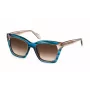 JUST CAVALLI Sieviešu saulesbrilles SJC024V520931 Havana Acetāta rāmis Brūnas gradienta lēcas 52mm