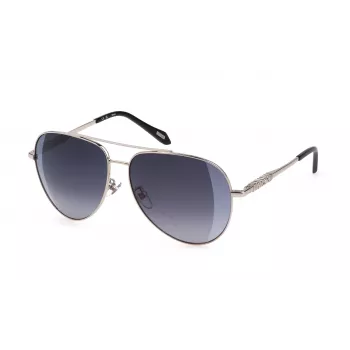 JUST CAVALLI Sieviešu saulesbrilles SJC029-60589X Brūns gradients Tauriņš