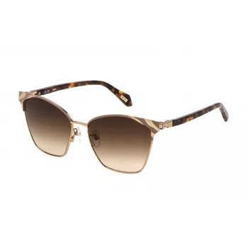 JUST CAVALLI Sieviešu saulesbrilles SJC093-5802AM Havana Butterfly Acetate