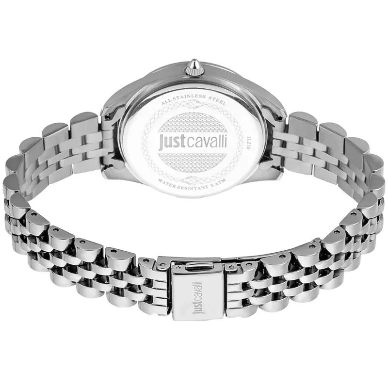 JUST CAVALLI Sieviešu pulkstenis JC1L210M0135 32mm Sudraba Nerūsējošais tērauds Kvarcs