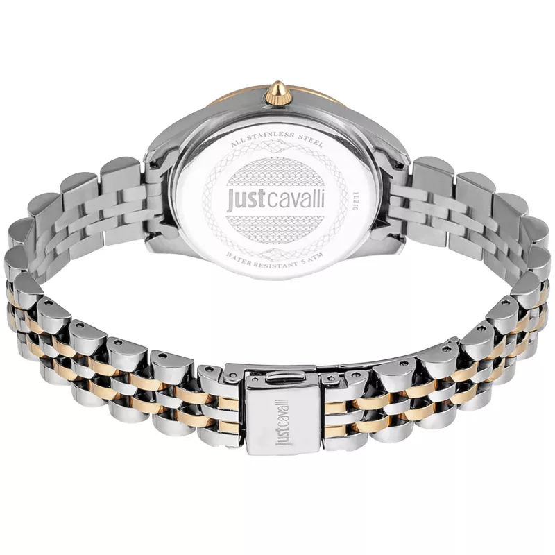 JUST CAVALLI Sieviešu Pulkstenis JC1L210M0185 32mm Nerūsējošais Tērauds Sudrabs Milānas Siets
