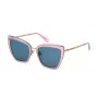 JUST CAVALLI Sieviešu saulesbrilles SJC092-5306SM Melni/Pelēki Butterfly Acetāts 53mm