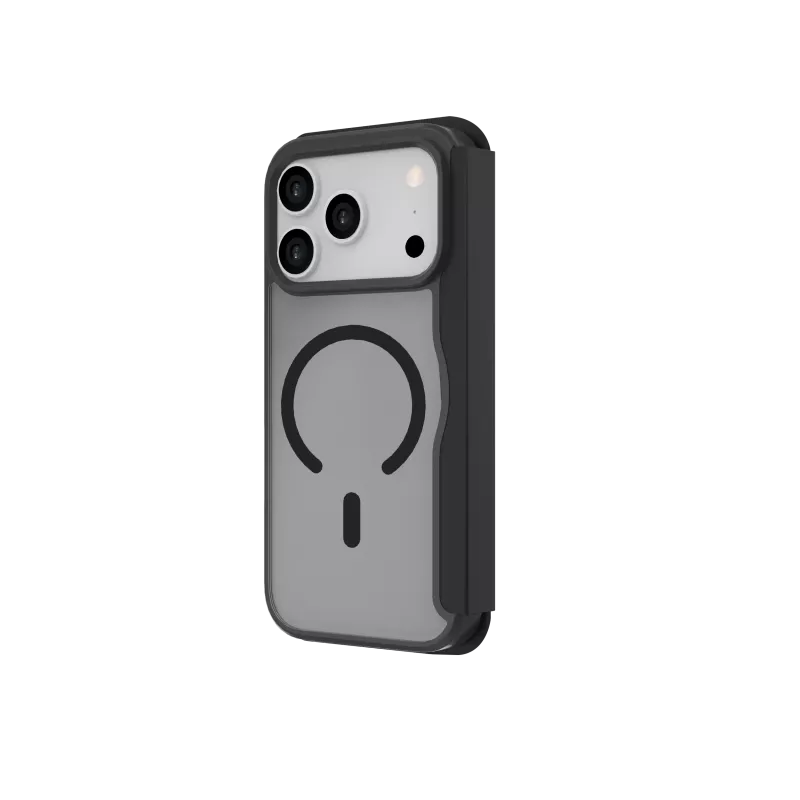 JUST MUST CHAMPION II FLIP CASE MAGSAFE iPhone 17 Pro, Melns