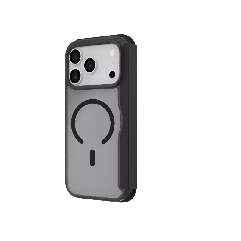 JUST MUST CHAMPION II FLIP CASE MAGSAFE iPhone 17 Pro, Melns