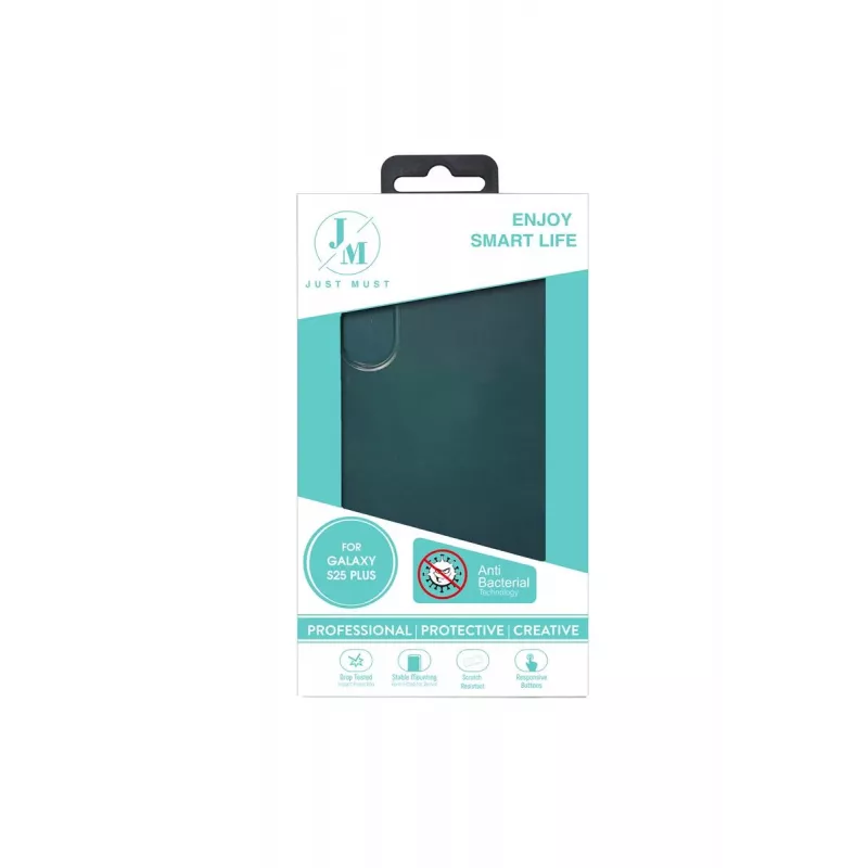 JUST MUST JM ANTI-BACTERIA TPU for Galaxy S25 Plus Clear