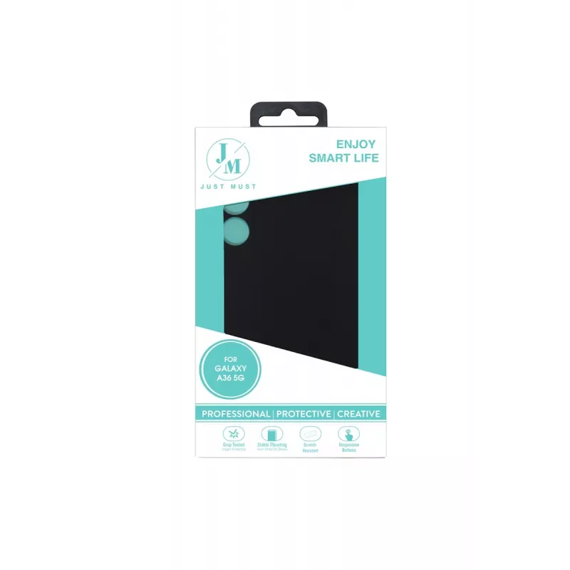 JUST MUST JM REGULAR DEFENSE SILICONE Galaxy A36, Melns
