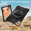 JUST MUST JM Rugged Case Grip Samsung Galaxy Tab A11+ ar siksnu Melns