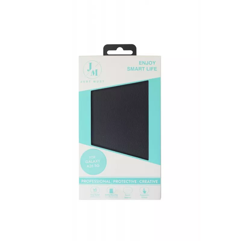JUST MUST JM STAND FLIP CASE for Galaxy A26 Black