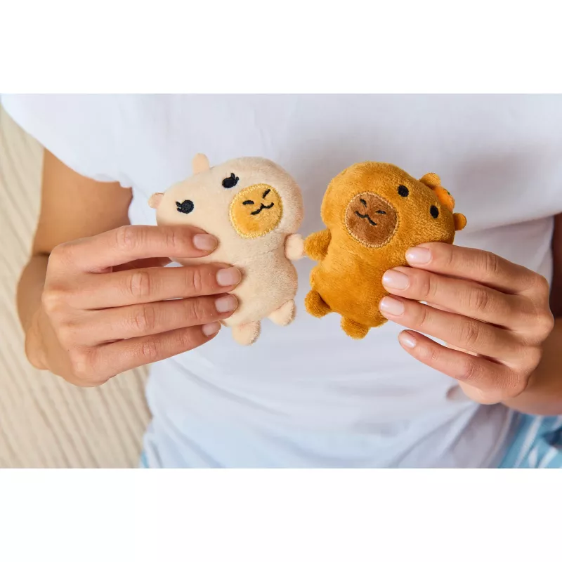 JUST PLAY Emotional Support Capybaras Plush Toy 7 inch Brown/Tan