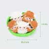 Just Play Emotional Support Highland Cow Plush Toy - Brūns, 10 collas