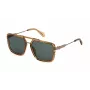 JUSTCAVALLI Vīriešu saulesbrilles SJC040-580913 Havana Brūns gradients Kvadrātveida Acetāts 58mm