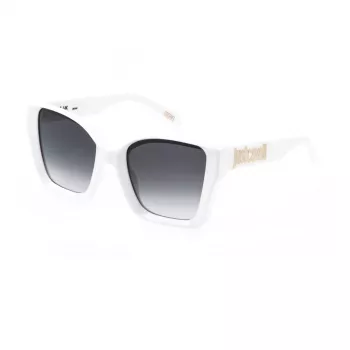 JUSTCAVALLI sieviešu tauriņveida saulesbrilles SJC147-540847 Havana Gradient Brown 54mm