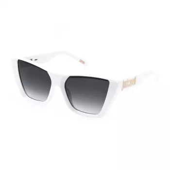 JUSTCAVALLI sieviešu saulesbrilles SJC146 Cat Eye, Havana Brown Gradient, 58/17/140 mm SJC146-580847