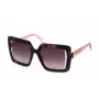 JUSTCAVALLI Sieviešu saulesbrilles SJC027-5309SJ - Melns kvadrātveida rāmis ar pelēkiem gradienta lēcām - 53mm
