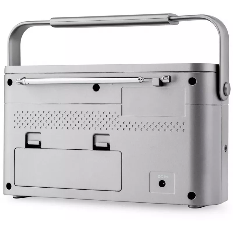 JVC RA-E315G pārnēsājamais radio, pelēks