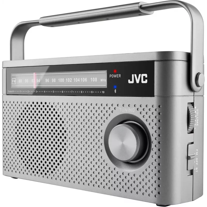 JVC RA-E315G pārnēsājamais radio, pelēks