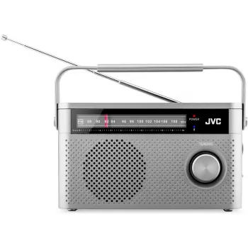 JVC RA-E315G pārnēsājamais radio, pelēks