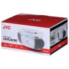 JVC RC-E451W pārnēsājams CD atskaņotājs ar FM/AM radio, AUX ieeju, bass boost, balts