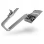 K2 Systems SingleHook 3S Long Roof Hook 2004222 – 3-kārtīga augstuma regulēšana, nerūsējošais tērauds, 40-55 mm
