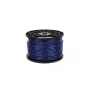 KAB0605C 6mm stereo mikrofona kabelis zils - vairumā, 2x0.22mm² OFC, spirālveida ekrāns, PVC apvalks