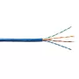 Kabel Emiter Net UTP (U/UTP) Cat.5e, Linka, 4x2x24AWG, PCW, Zils