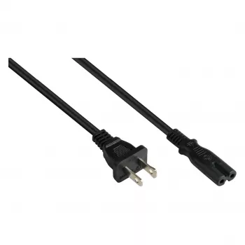 kabelmeister Maiņstrāvas vads NEMA 1-15P uz IEC C7 UL sarakstā melns 3 m (SK4070-S030)