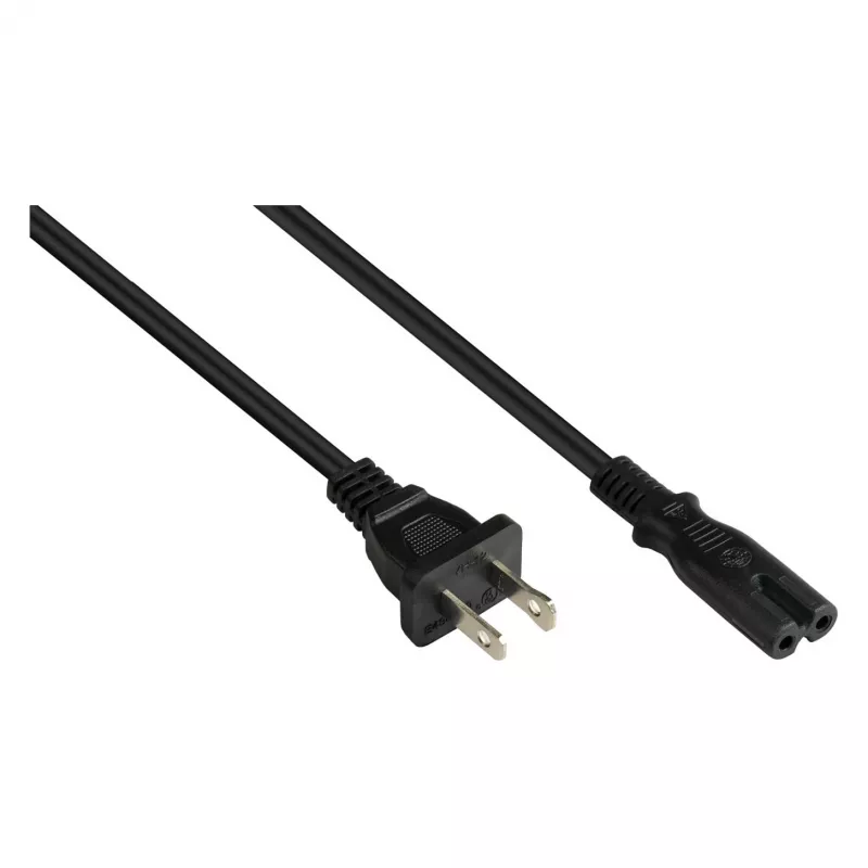 kabelmeister Maiņstrāvas vads NEMA 1-15P uz IEC C7 UL sarakstā melns 3 m (SK4070-S030)