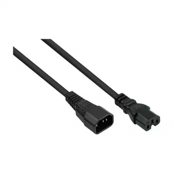 Kabelmeister IEC C14 to C15 strāvas kabelis 3m (SK1450-S030) – Melns