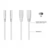 KABELMEISTER SK0877-W003 Strāvas sadalītāja kabelis IEC C8 uz 2x IEC C7, 0,3 m, melns