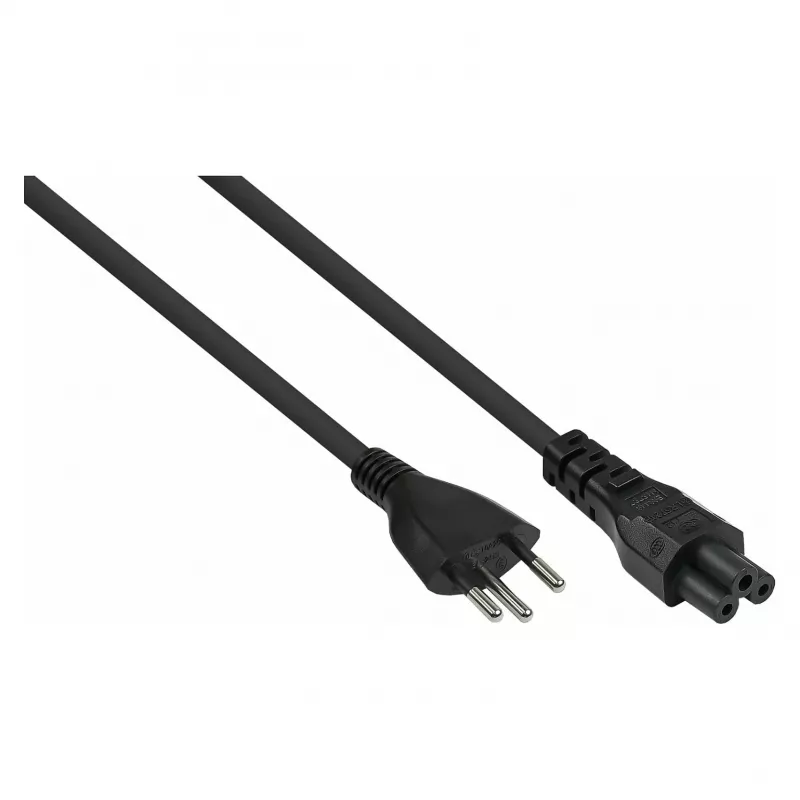 Kabelmeister SK6005-S018 AC barošanas vads, Šveices J tips uz C5, melns, 1,8 m