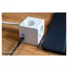 kabelmeister kontaktligzdu kubs 3 rozetes ar USB-C un USB-A, balts, 2m