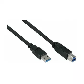 Kabelmeister USB 3.0 A-A kabelis UL melns 3m