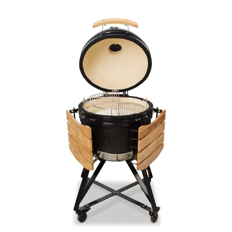 KAMADO BONO MEDIA 20 (52CM) Keramikas ogļu grils, Spīdīgi melns