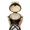 KAMADO BONO MEDIA 20 (52CM) Keramikas ogļu grils, Spīdīgi melns