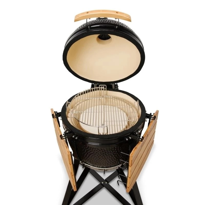 KAMADO BONO MEDIA 20 (52CM) Keramikas ogļu grils, Spīdīgi melns