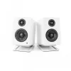 Kanto Audio S2W Desktop Speaker Stands for Small Speakers - White (Pair)