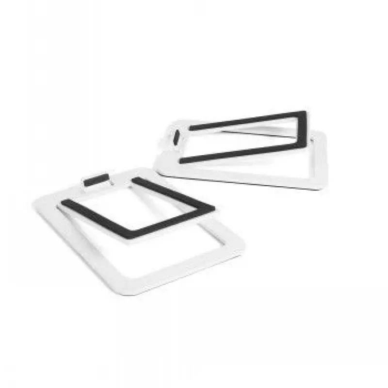 Kanto Audio S2W Desktop Speaker Stands for Small Speakers - White (Pair)