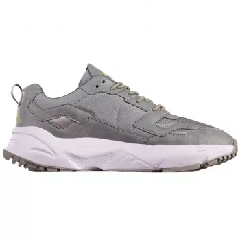 Kappa Turako 243377 1633 Bērnu zemie kedas ar dubultām Velcro siksnām, Pelēks/Zils/Laims