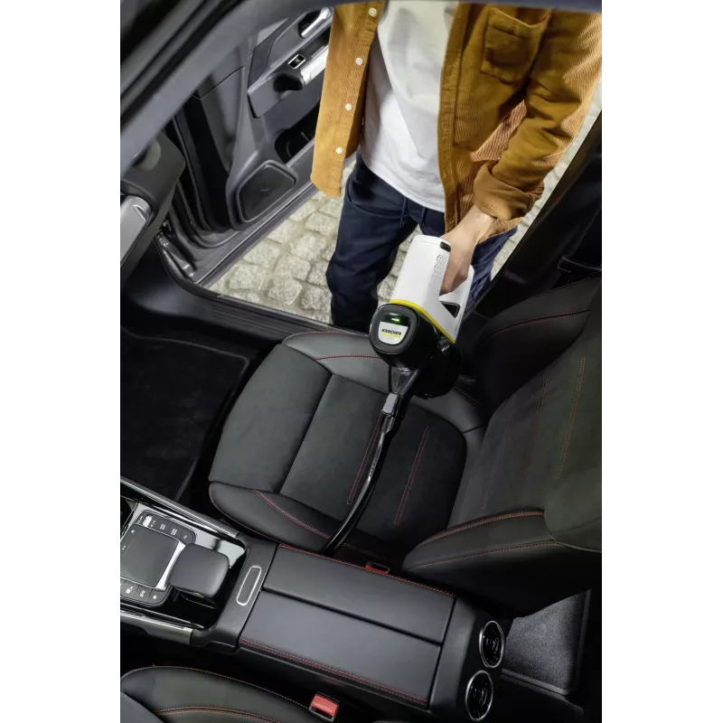 Kärcher VC 4 Cordless myHome Car bezvadu putekļsūcējs, bez maisa, 0.65L tilpums, balts