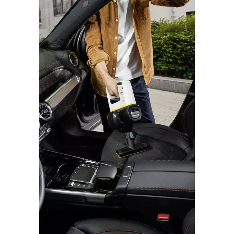 Kärcher VC 4 Cordless myHome Car bezvadu putekļsūcējs, bez maisa, 0.65L tilpums, balts